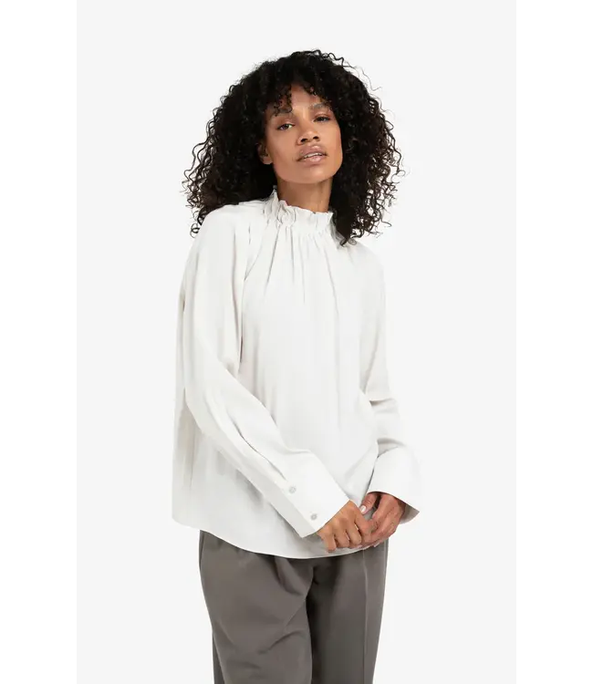 01-701328-510/24001  High neck top with drawstring hem