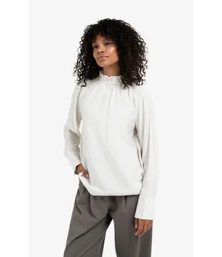 YAYA 01-701328-510/24001  High neck top with drawstring hem YAYA 01-701328-510/24001  High neck top with drawstring hem