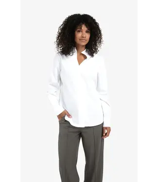 YAYA 01-201181-510/00000  Blouse with high V-neck collar and cuffs