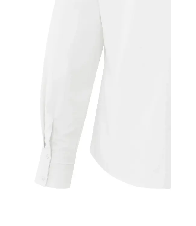 01-201181-510/00000  Blouse with high V-neck collar and cuffs