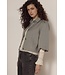 Tramontana C01-18-801/007021-MidGreyMelange  Balloon-Sleeve Jacket Fancy Herring