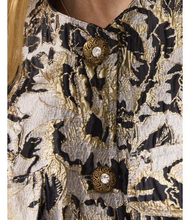 1s1250-12317/000990-Black  Jacket bomber Jacquard