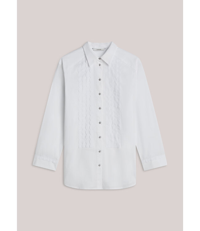 2s3372-12321/000110-White  Blouse Party poplin