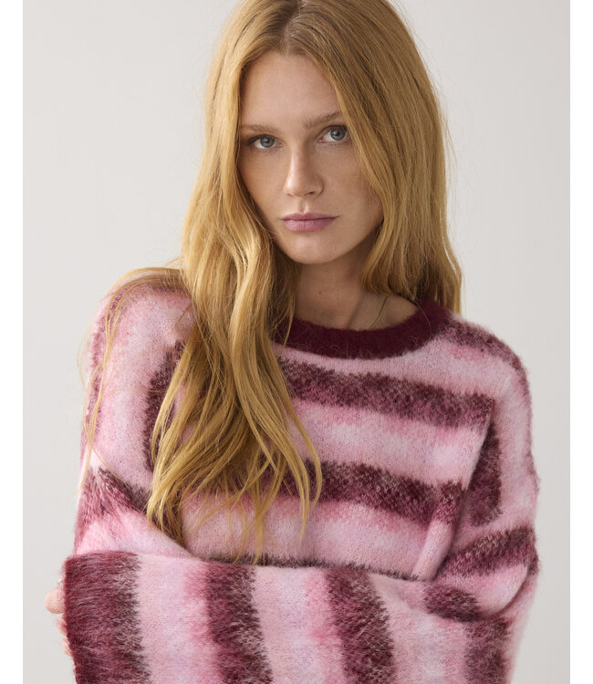 7s7956-70050/000120-MultiColour  Sweater Brushed alpaca blend knit