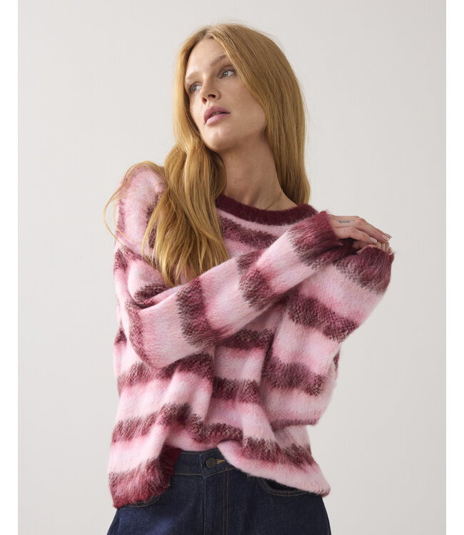 7s7956-70050/000120-MultiColour  Sweater Brushed alpaca blend knit