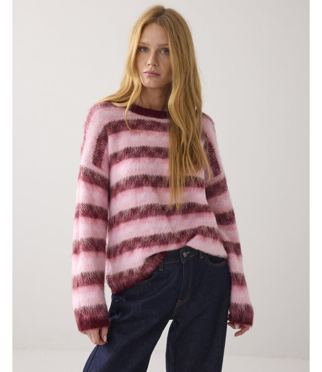 7s7956-70050/000120-MultiColour  Sweater Brushed alpaca blend knit