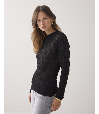 Summum Woman 3s5066-30648/000990-Black  Top Spiderweb mesh Summum Woman 3s5066-30648/000990-Black  Top Spiderweb mesh