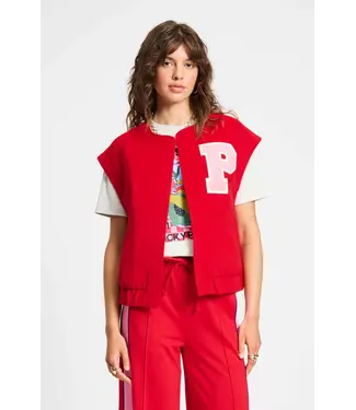 POM Amsterdam SP9322/Red  GILET - Baseball Chili Red POM Amsterdam SP9322/Red  GILET - Baseball Chili Red