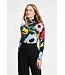 POM Amsterdam SP9280/MultiColour  TURTLENECK - Autumn Garden