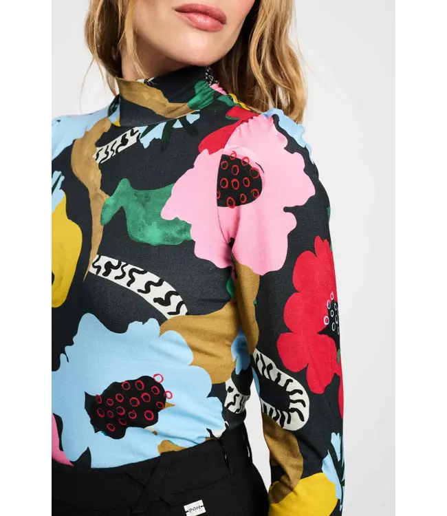 SP9280/MultiColour  TURTLENECK - Autumn Garden