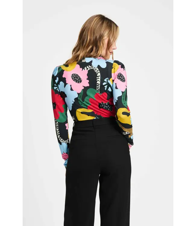 SP9280/MultiColour  TURTLENECK - Autumn Garden