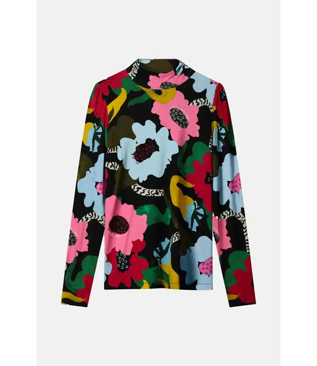 SP9280/MultiColour  TURTLENECK - Autumn Garden