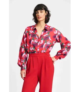 POM Amsterdam SP9289/Red  BLOUSE - Violet Picnic Delight POM Amsterdam SP9289/Red  BLOUSE - Violet Picnic Delight