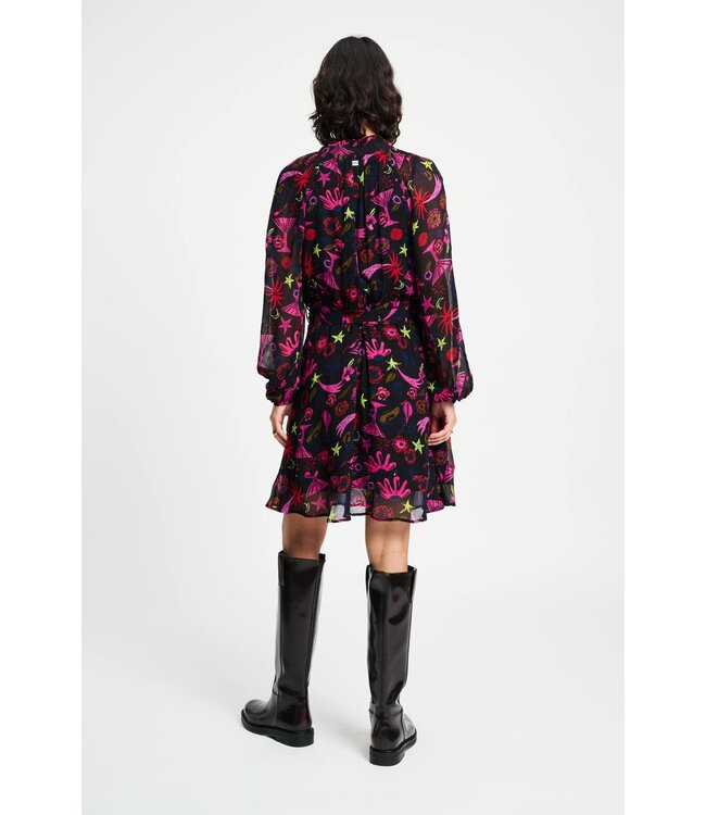 SP9385/MultiColour  DRESS - Party Delight