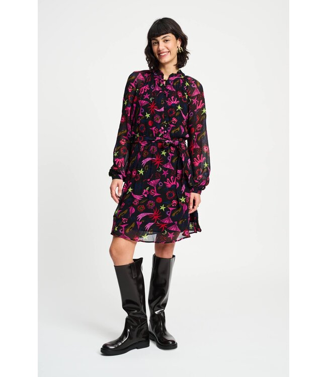 SP9385/MultiColour  DRESS - Party Delight