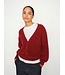 Mos Mosh 156830/RhythmicRed  MMThora V-Neck Knit Cardigan