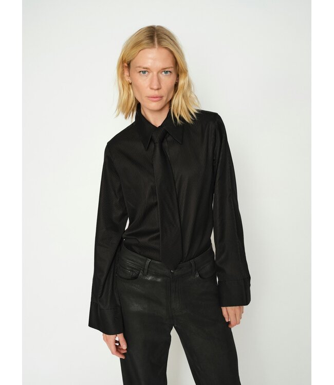 175680/Black  MMAyen Stripe Shirt
