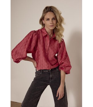Tramontana C10-18-301/Rosewood  Blouse Fancy Embroidered