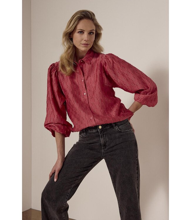 C10-18-301/Rosewood  Blouse Fancy Embroidered