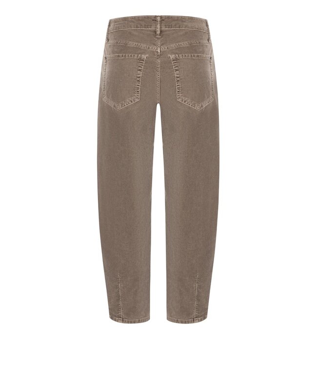 7530-0036/12-044  Elin barrel broek mini corduroy Ash