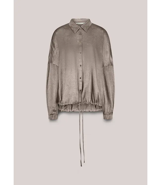 2s3145-12294/Funghi  Glanzende wijde blouse