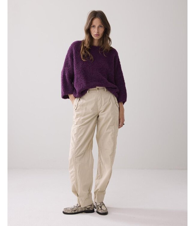 7s7925-70030/000324-WineBerry  Sweater soft boucle knit