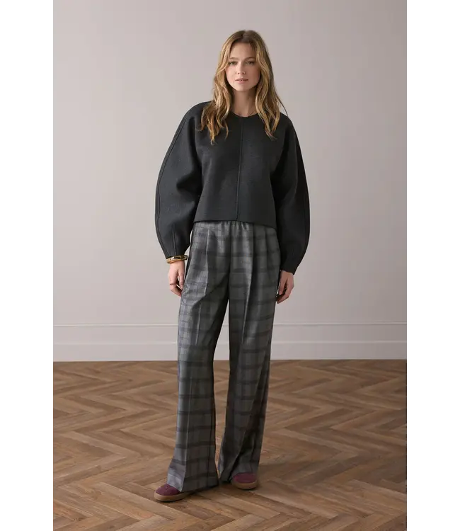 4s2837-12278/000990-Black  Trousers Check