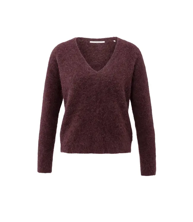 01-000536-511/91619  Soft V-neck sweater with long sleeves