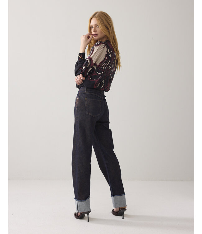 4s2894-5185/000600-Gold  Jeans straight leg Twill comford denim