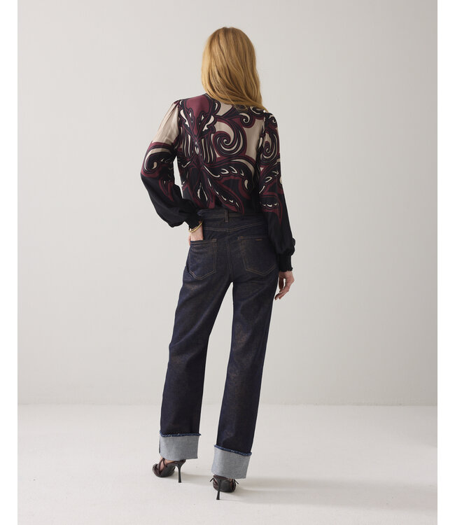 4s2894-5185/000600-Gold  Jeans straight leg Twill comford denim