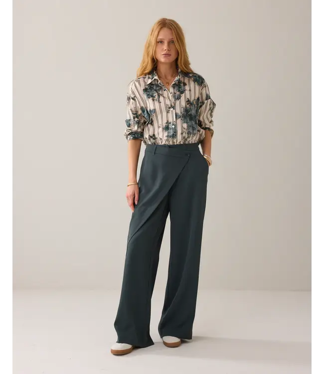 2s3393-12345/000120-MultiColour  Blouse Flowers and stripes