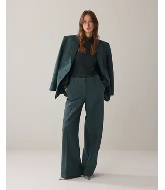 Summum Woman 4s2369-11680/000650-EmeraldGreen  Trousers straight Foam uni