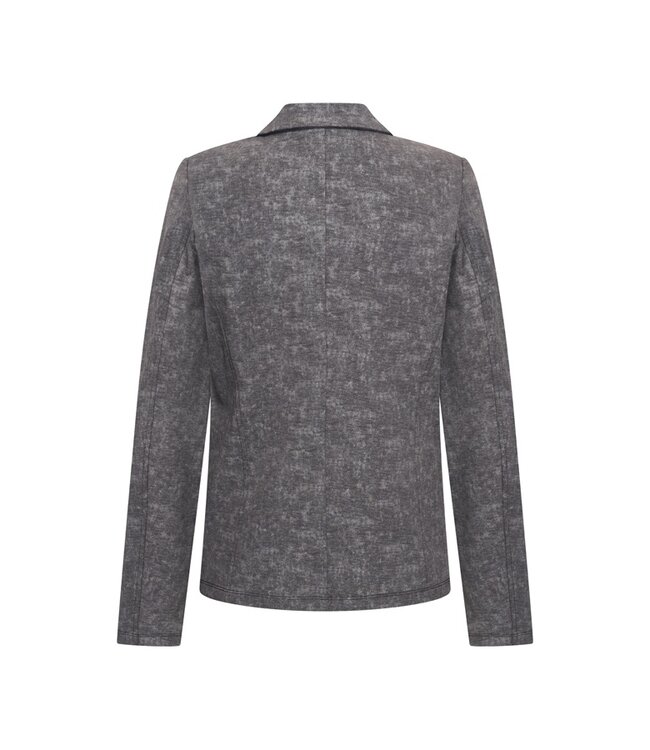 MP202015SFPT/DarkGrey  Blazer Stone Foil Print