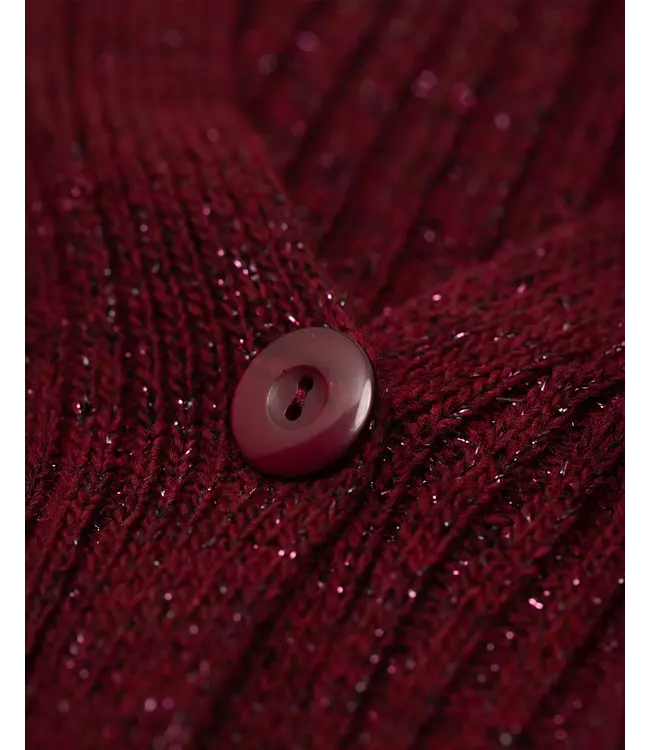 J0063/Burgundy  Rosie Cardigan