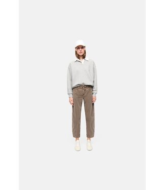 Cambio 7530-0036/12-044  Elin barrel broek mini corduroy Ash