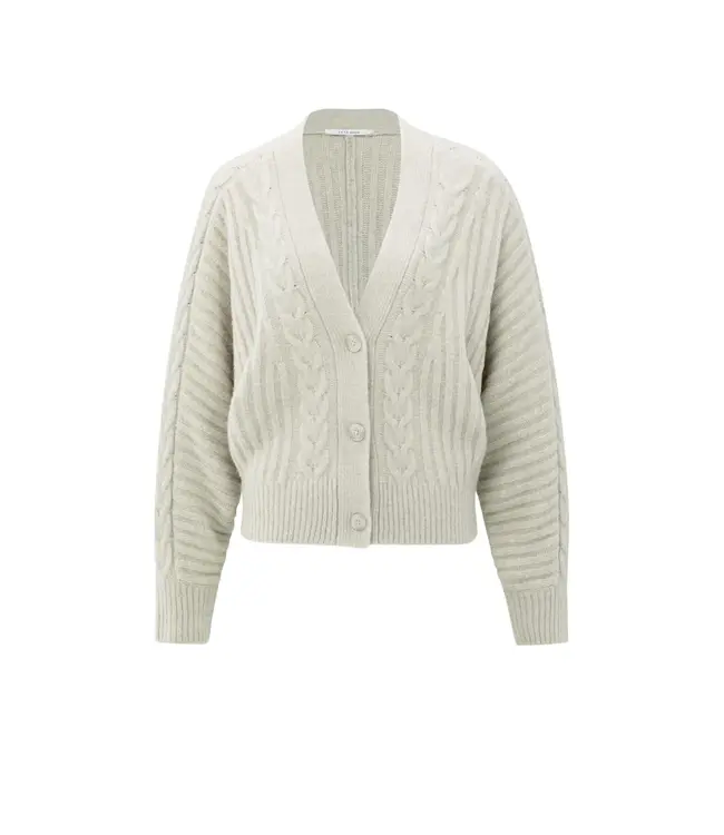 01-010139-510/990312  Soft knit cardigan with cables and batwing sleeves