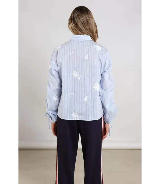 NKS02101-Sky/Kiss  Rosa Blouse Stripe