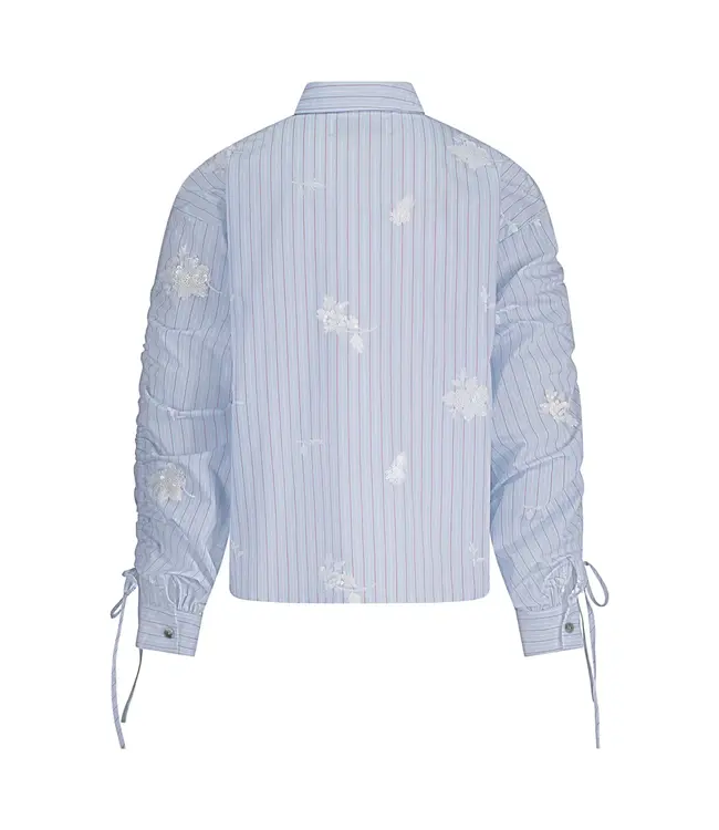 NKS02101-Sky/Kiss  Rosa Blouse Stripe