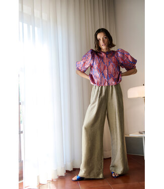 by-bar 26112047/Coral  Mauri jacquard blouse