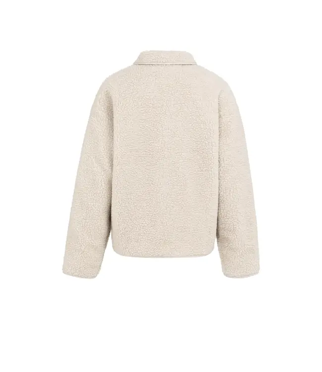 02-001067-601/99040  Teddy jacket with nylon chest pocket