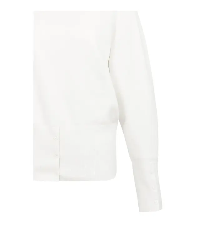 01-000549-601/10002  Knitted high neck sweater with button details