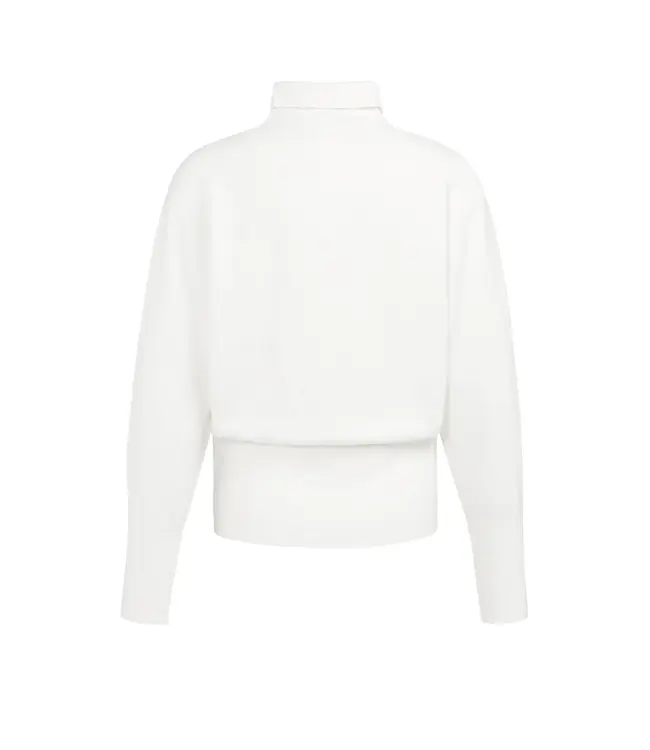 01-000549-601/10002  Knitted high neck sweater with button details