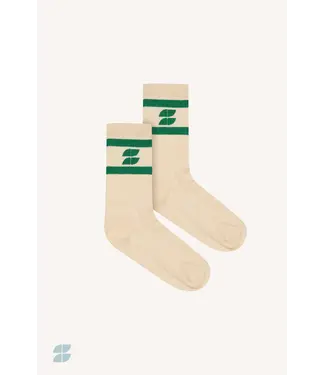 by-bar 26228504/SpringGreen  logo sparkle oyster socks
