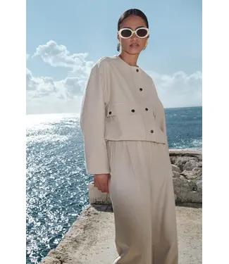 by-bar 26219007/DarkSand  maggie canvas jacket