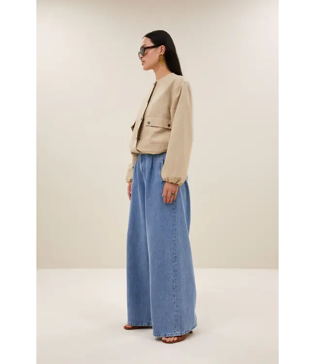 26219007/DarkSand  maggie canvas jacket