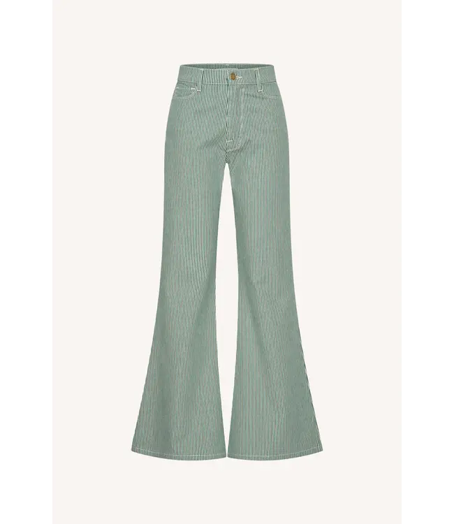 26218028/DarkGreenStripe  femme stripe pants