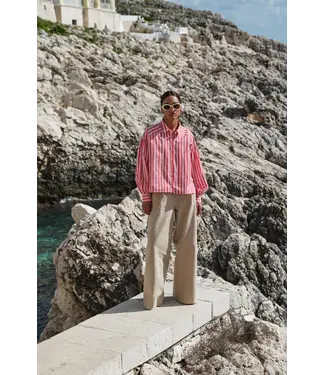 by-bar 26218016/DarkSand  benji canvas pants