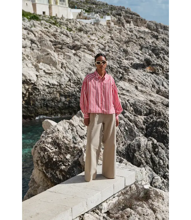 26218016/DarkSand  benji canvas pants