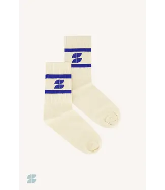 by-bar 109056/KingsBlue  logo sparkle oyster socks