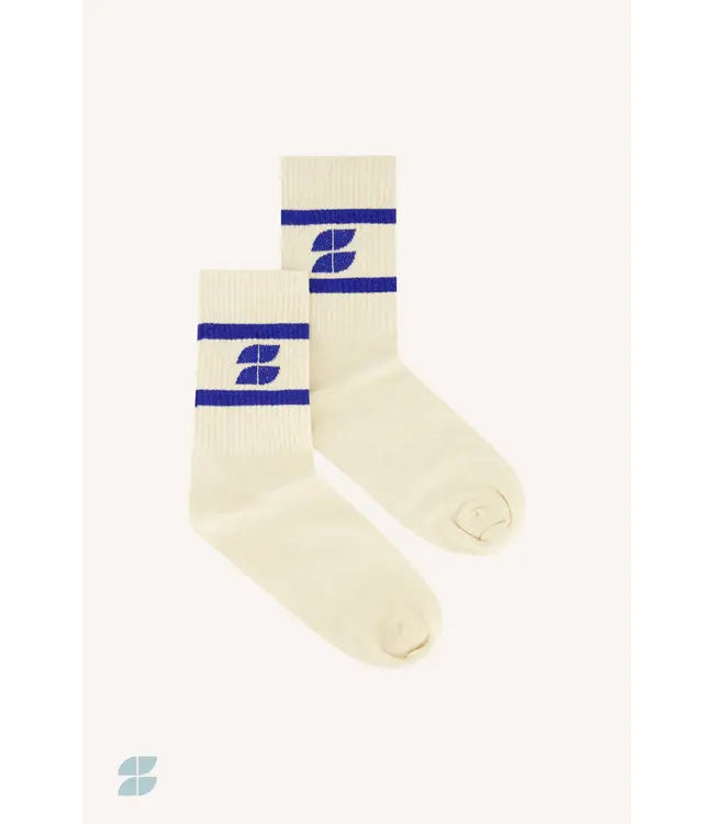 109056/KingsBlue  logo sparkle oyster socks